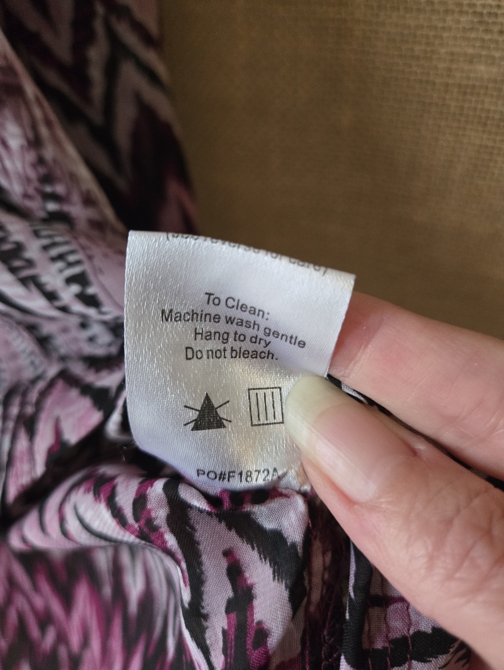 Outback Trading Company V-Neck Western Peasant Blouse Purple and Black XL - Picture 10 of 12